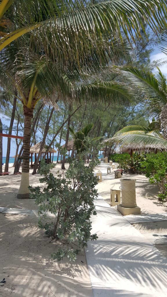 Pathway through Barefoot Cay at Sandals Royal Bahamian