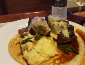 Short ribs with mashed potatoes from The Cannery restaurant in Niagara-on-the-Lake.