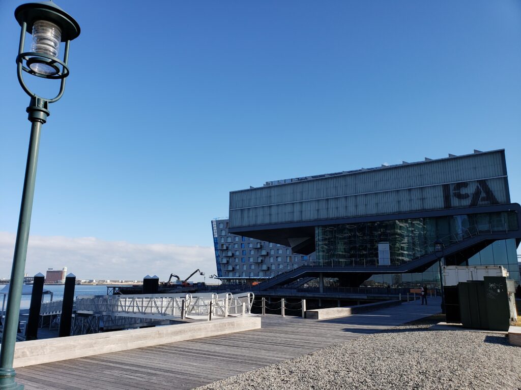 Exterior of the Institute of Contemporary Art (ICA) in Boston.