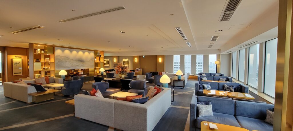 Club Floor lounge at Keio Plaza Hotel Tokyo Premier Grand.